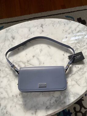 Kate Spade Blue Leather Crossbody Bag